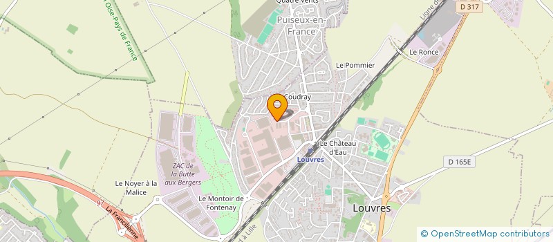 localisation de l'entreprise SIEREC à LOUVRES