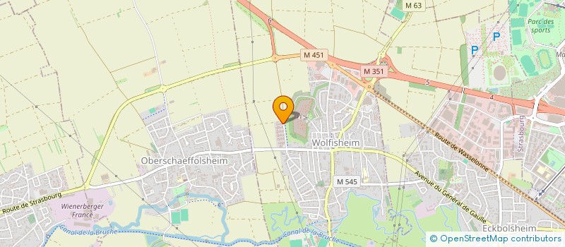 localisation de l'entreprise SIERENTZ SOCIETE NOUVELLE  WOLFISHEIM