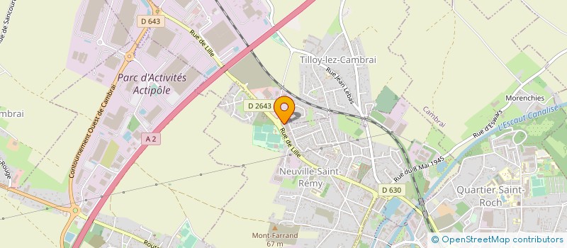 localisation de l'entreprise SIERR'ALTITUDE  NEUVILLE-SAINT-REMY