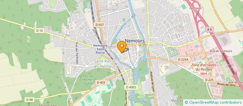 localisation de l'entreprise SIERRA à NEMOURS