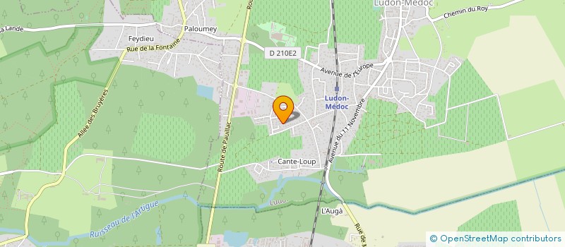 localisation de l'entreprise SIERRA  LUDON-MEDOC