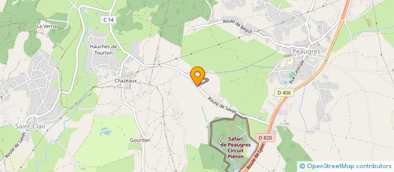 localisation de l'entreprise SIERRA  PEAUGRES