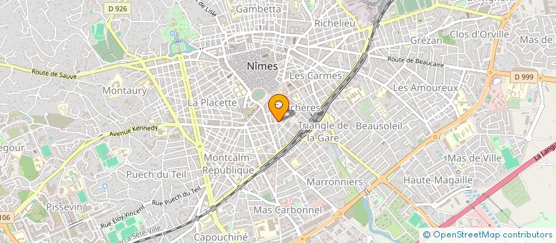 localisation de l'entreprise SIERRA FOXTROT  NIMES