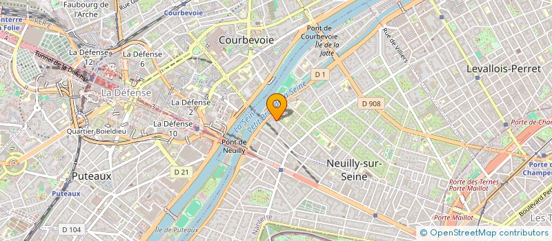 localisation de l'entreprise SIERRA PARTNERS à NEUILLY-SUR-SEINE