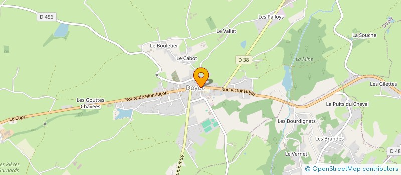 localisation de l'entreprise SIESS DU COLLEGE FERDINAND DUBREUIL  DOYET