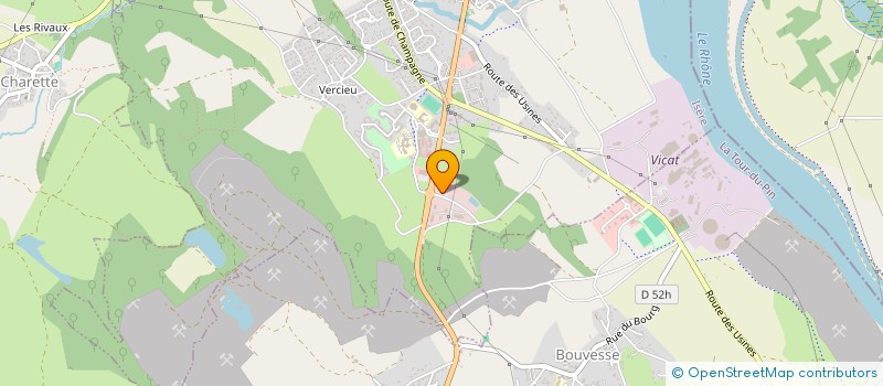 localisation de l'entreprise SIEVE FRANCE à MONTALIEU-VERCIEU