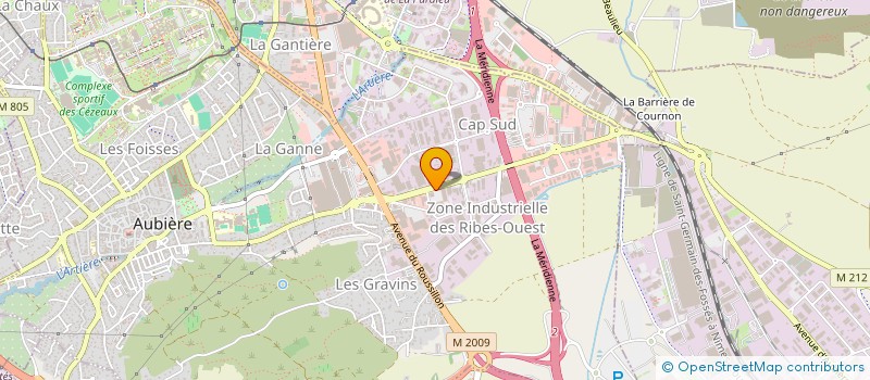 localisation de l'entreprise SIF  AUBIERE