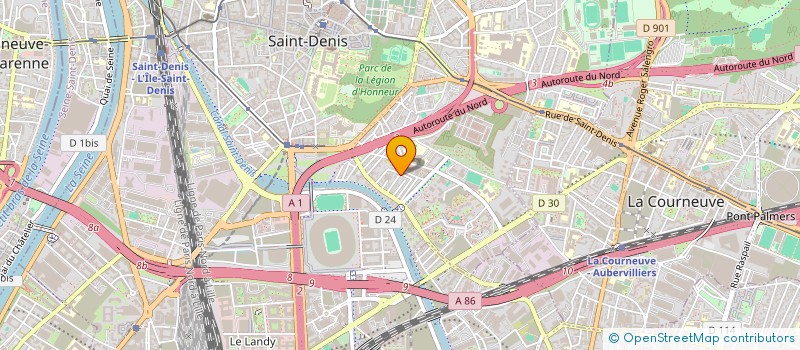 localisation de l'entreprise SIF-BA à SAINT-DENIS
