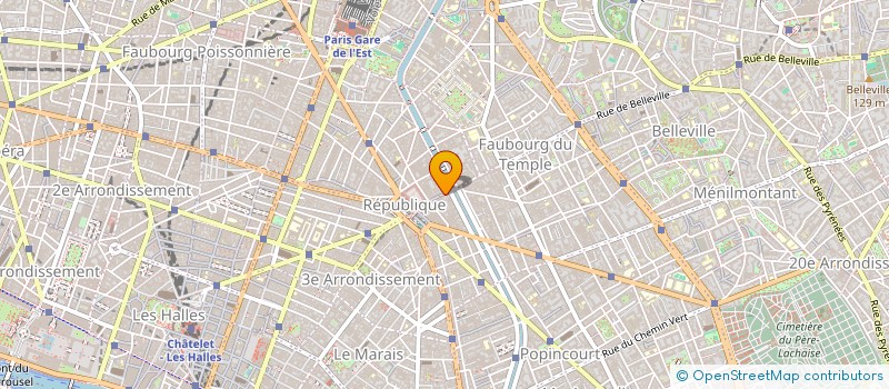 localisation de l'entreprise SIF FAUBOURG 2000  PARIS