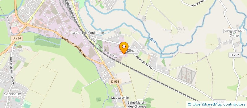 localisation de l'entreprise SIF-NORMATECH à ARGENTAN