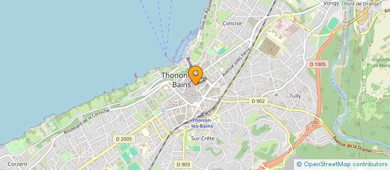 localisation de l'entreprise SIFA à THONON-LES-BAINS
