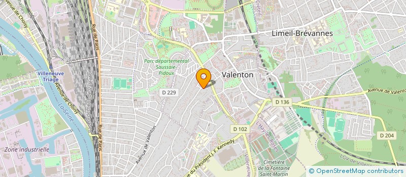 localisation de l'entreprise SIFA LOC à VALENTON