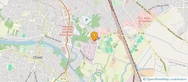localisation de l'entreprise SIFA NTECH à ORLEANS