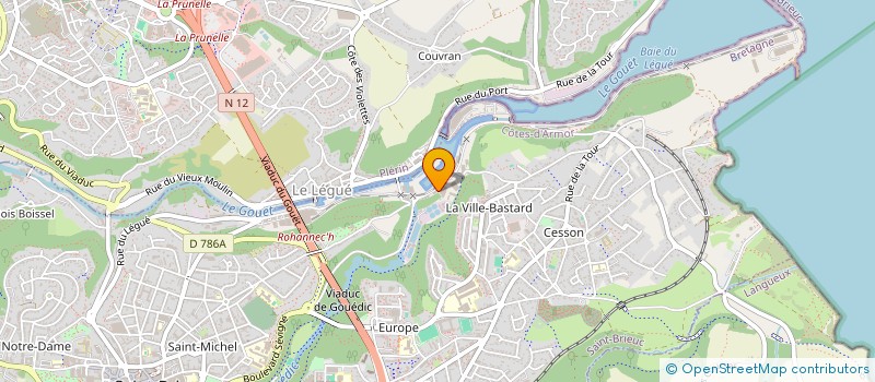 localisation de l'entreprise SIFAB à SAINT-BRIEUC