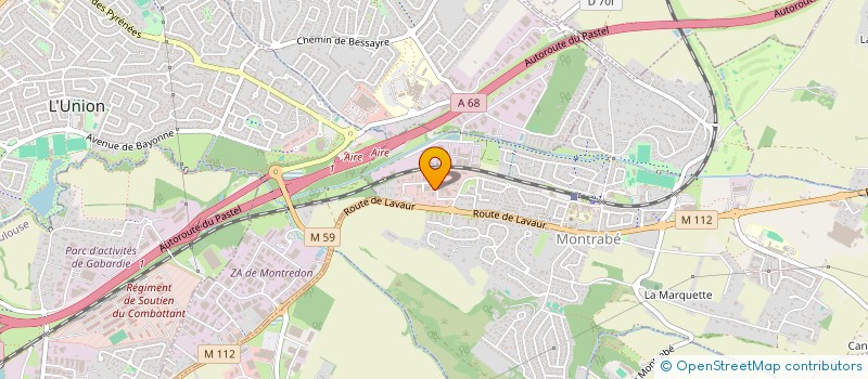 localisation de l'entreprise SIFADIS à MONTRABE