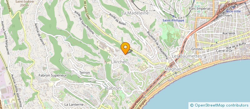 localisation de l'entreprise SIFALOC à NICE