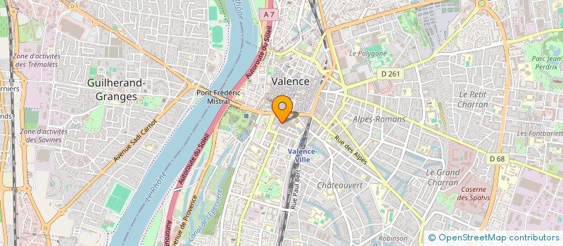 localisation de l'entreprise SIFANEL VALENCE à VALENCE