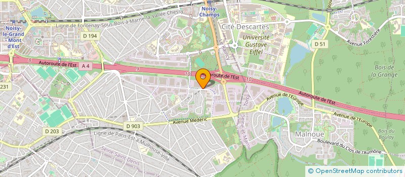 localisation de l'entreprise SIFANG  NOISY-LE-GRAND