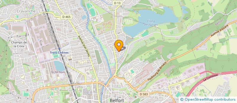 localisation de l'entreprise SIFE à BELFORT