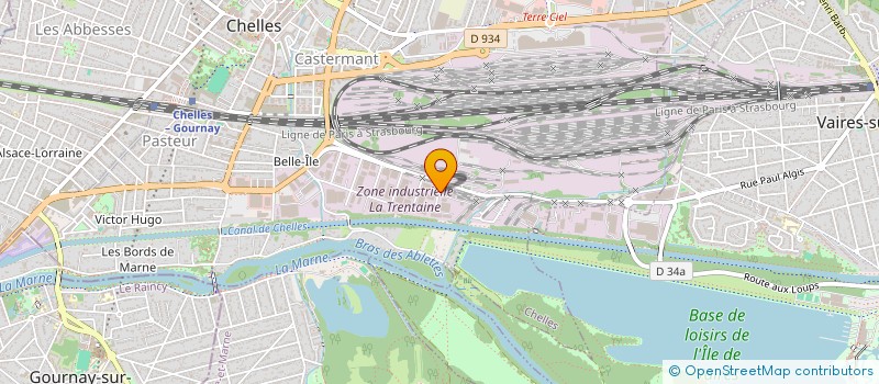 localisation de l'entreprise SIFEL à CHELLES