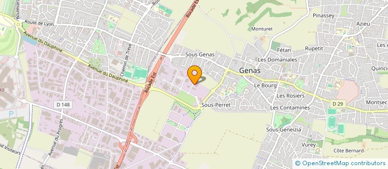 localisation de l'entreprise SIFEM à GENAS