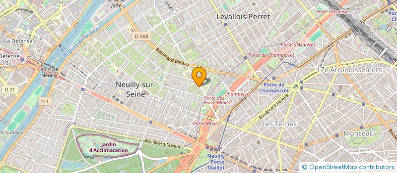 localisation de l'entreprise SIFER INVESTISSEMENTS à NEUILLY-SUR-SEINE
