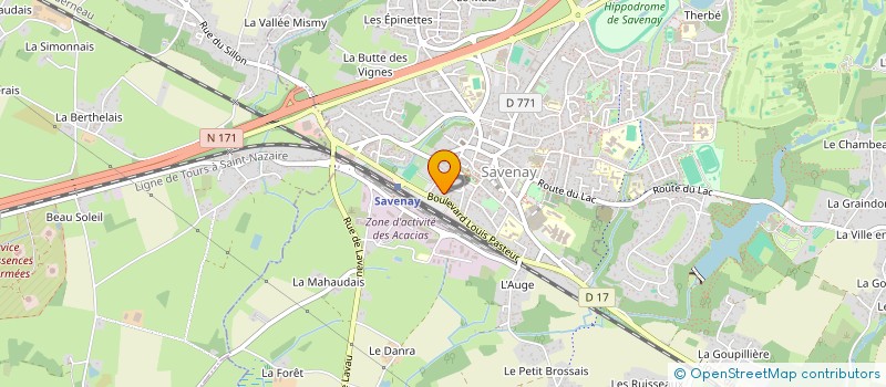 localisation de l'entreprise SIFFLEURS  SAVENAY