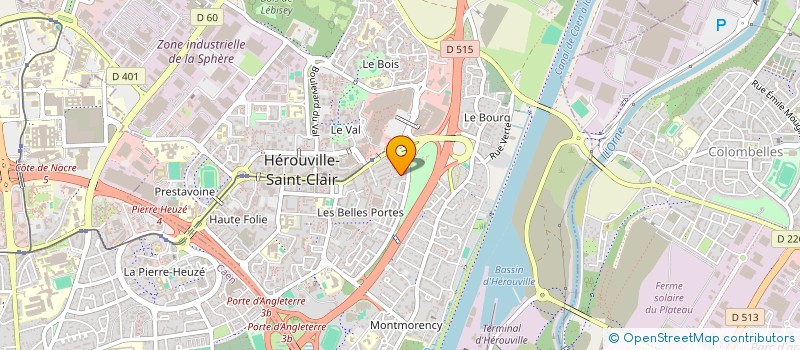 localisation de l'entreprise SIFHU à HEROUVILLE-SAINT-CLAIR