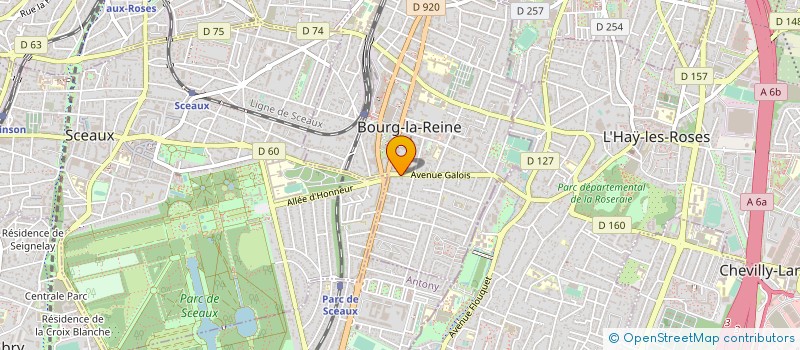 localisation de l'entreprise SIFIF CARAT ET COMPAGNIE à BOURG-LA-REINE
