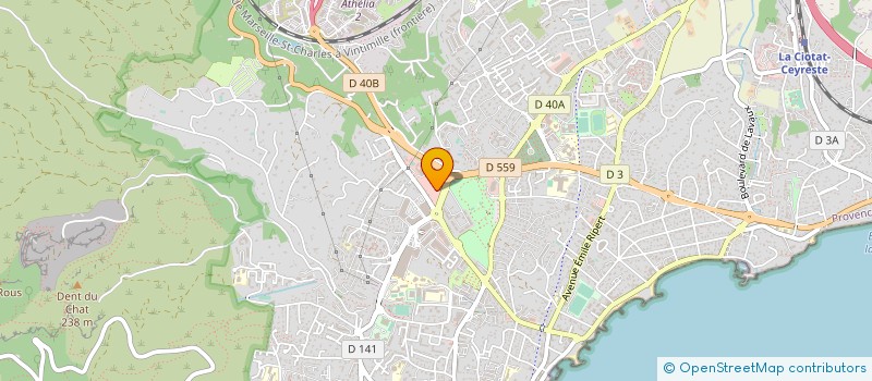 localisation de l'entreprise SIFIVE FRANCE à LA CIOTAT