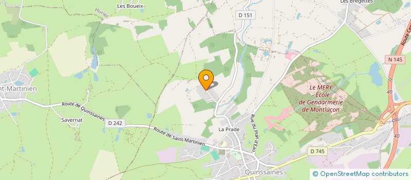 localisation de l'entreprise SIFM à QUINSSAINES