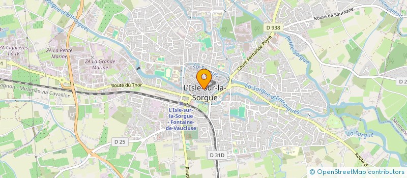 localisation de l'entreprise SIFNOS  L'ISLE-SUR-LA-SORGUE