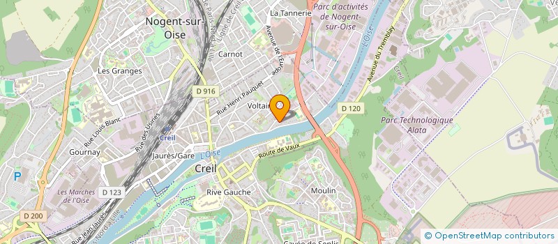 localisation de l'entreprise SIFOB à CREIL