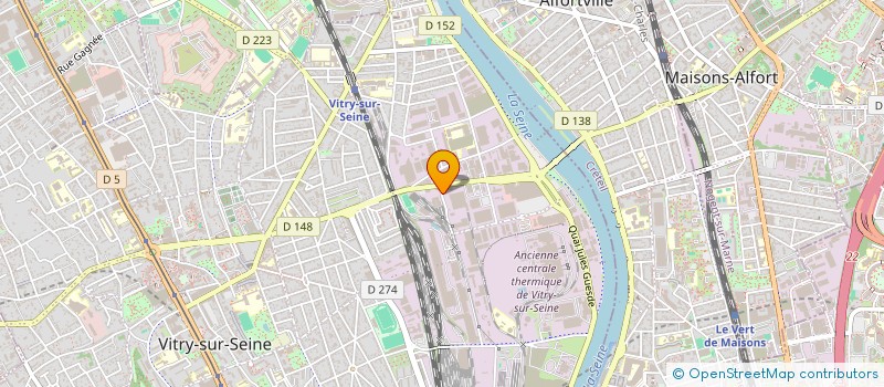 localisation de l'entreprise SIFOOD à VITRY-SUR-SEINE