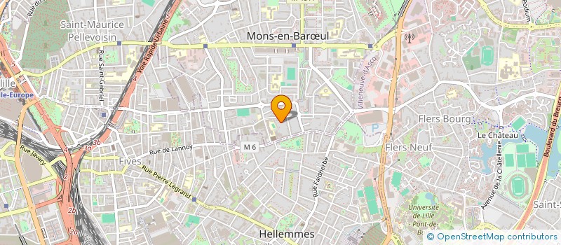 localisation de l'entreprise SIFOREX à MONS-EN-BARŒUL