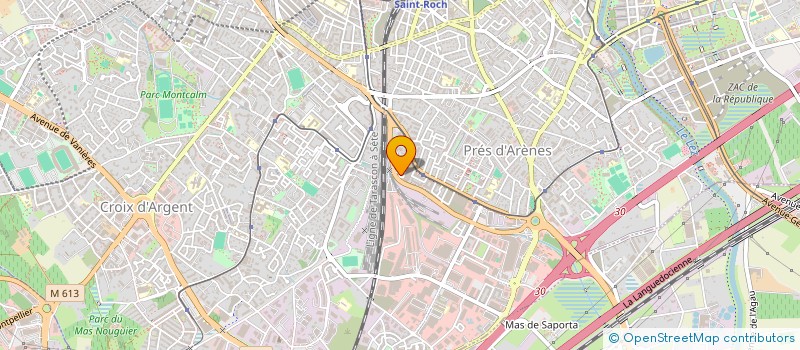 localisation de l'entreprise SIFORM à MONTPELLIER