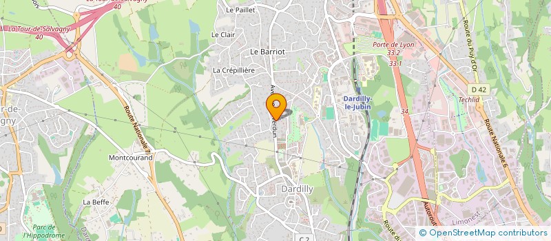 localisation de l'entreprise SIFP  DARDILLY