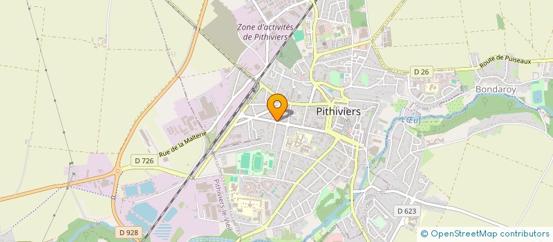 localisation de l'entreprise SIFRAL  PITHIVIERS
