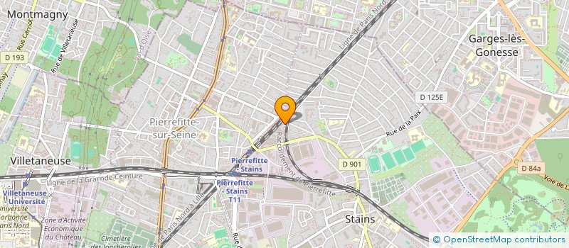 localisation de l'entreprise SIFRATEX à PIERREFITTE-SUR-SEINE