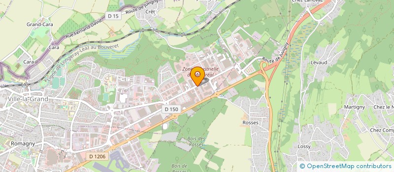 localisation de l'entreprise SIFREC à VILLE-LA-GRAND