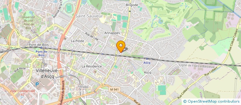 localisation de l'entreprise SIFREL à VILLENEUVE-D'ASCQ