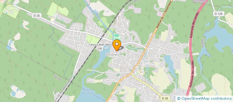 localisation de l'entreprise SIFRENAT  ONDRES