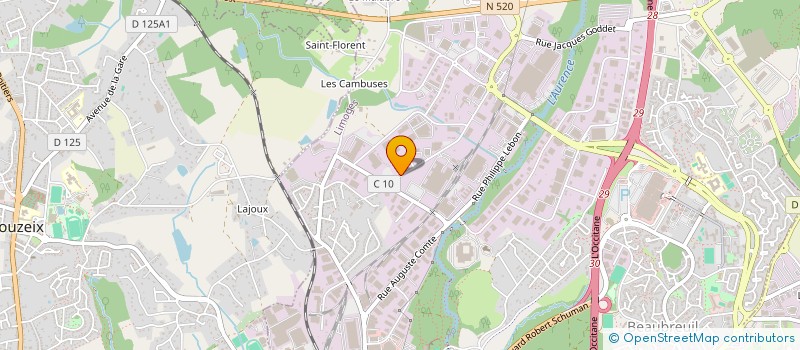 localisation de l'entreprise SIFU FRANCE à LIMOGES