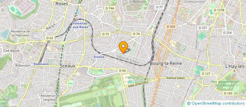 localisation de l'entreprise SIG à SCEAUX