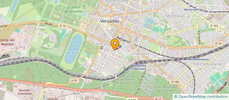 localisation de l'entreprise SIG à VERSAILLES
