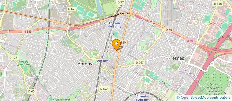localisation de l'entreprise SIG à ANTONY