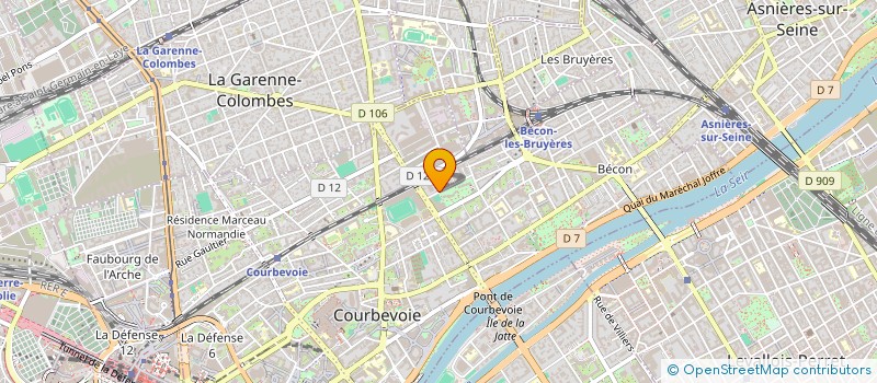localisation de l'entreprise SIG COMBIBLOC à COURBEVOIE