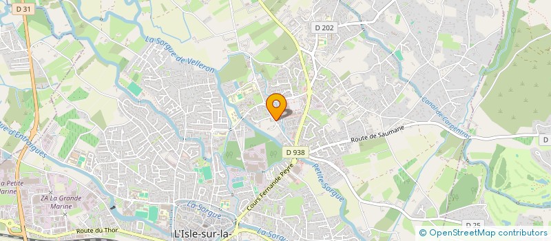localisation de l'entreprise SIG CONSULTANT à L'ISLE-SUR-LA-SORGUE