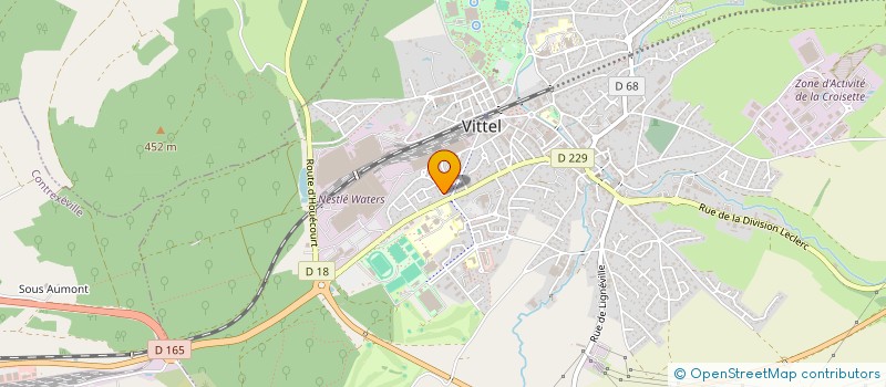 localisation de l'entreprise SIG DEV  VITTEL