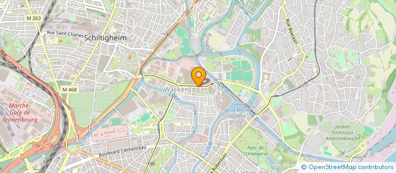 localisation de l'entreprise SIG ET ENTREPRISES à STRASBOURG